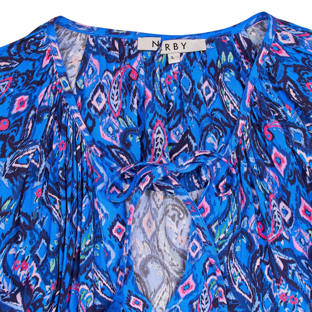 NRBY Blue Patterned Dress