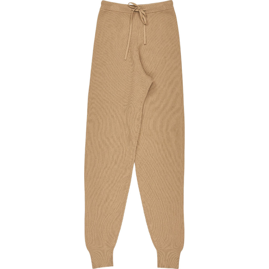 Mother of Pearl Beige Knitted Joggers