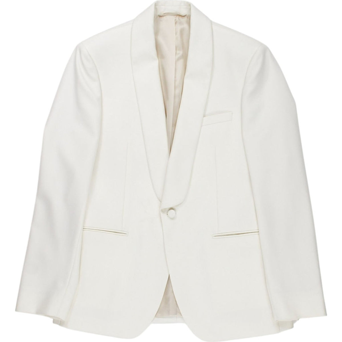 Moss Cream Slim Fit Jacket