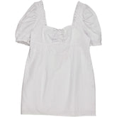 The Frolic Plus White Cotton Mini Dress