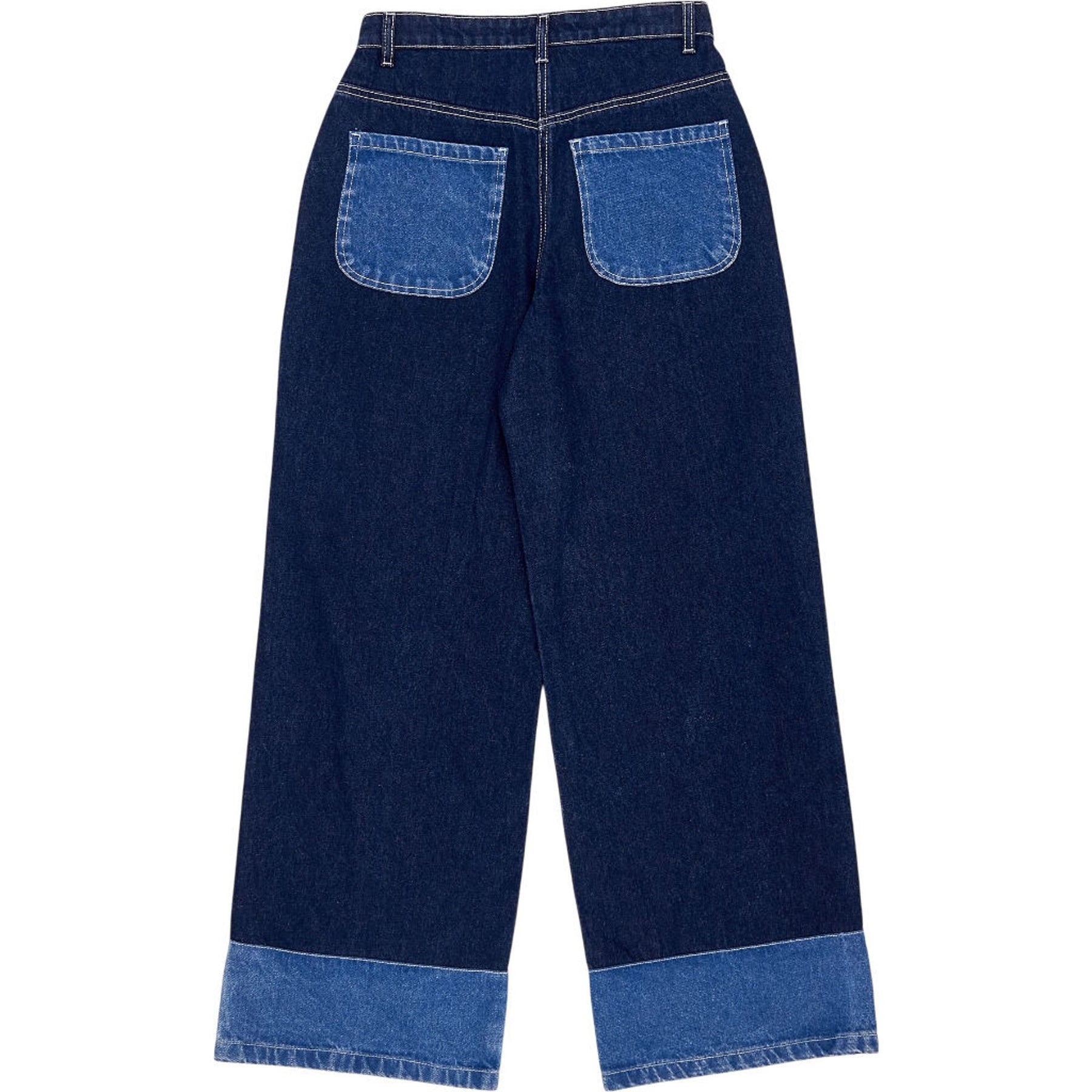 OMNES Blue Wide Leg Jeans