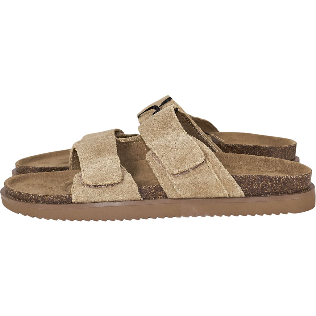 Pull & Bear Beige Suede Sandals