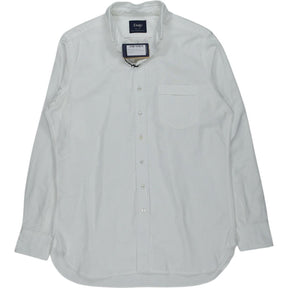 Drake's White Cotton Shirt