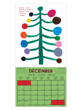 David Shrigley Official and Exclusive 2027 Wall Calendar