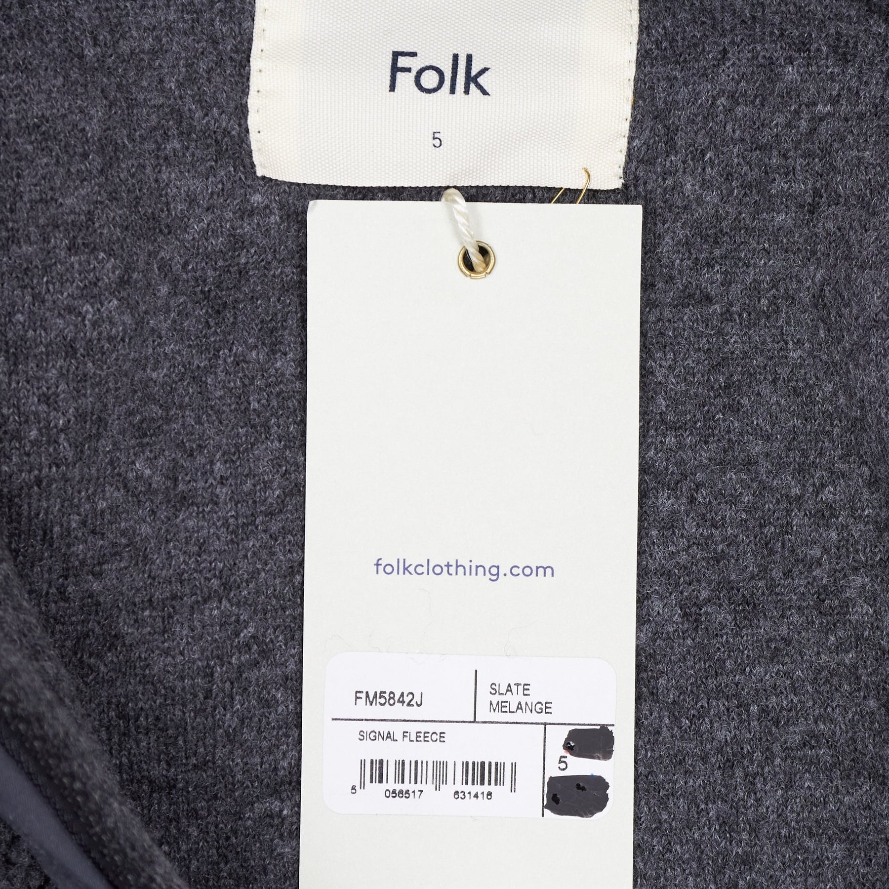Folk Slate Melange Signal Fleece Jacket