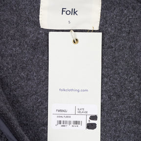 Folk Slate Melange Signal Fleece Jacket