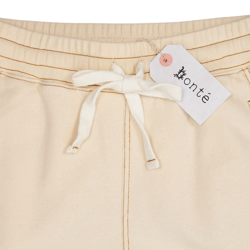 Bonté Ecru Organic Cotton Noemi Sweatpants