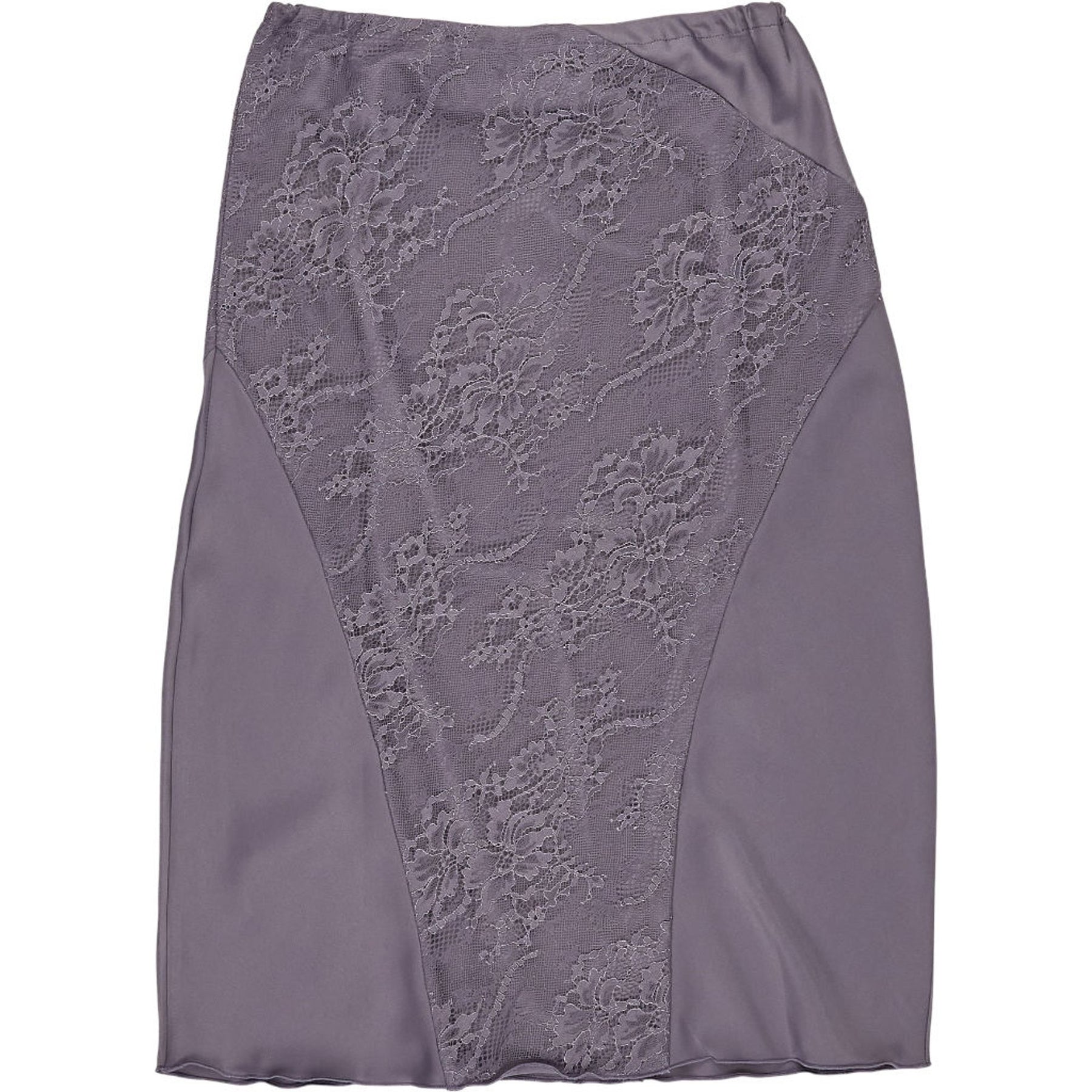 Motel Grey Goyara Satin Skirt