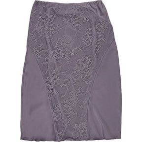 Motel Grey Goyara Satin Skirt