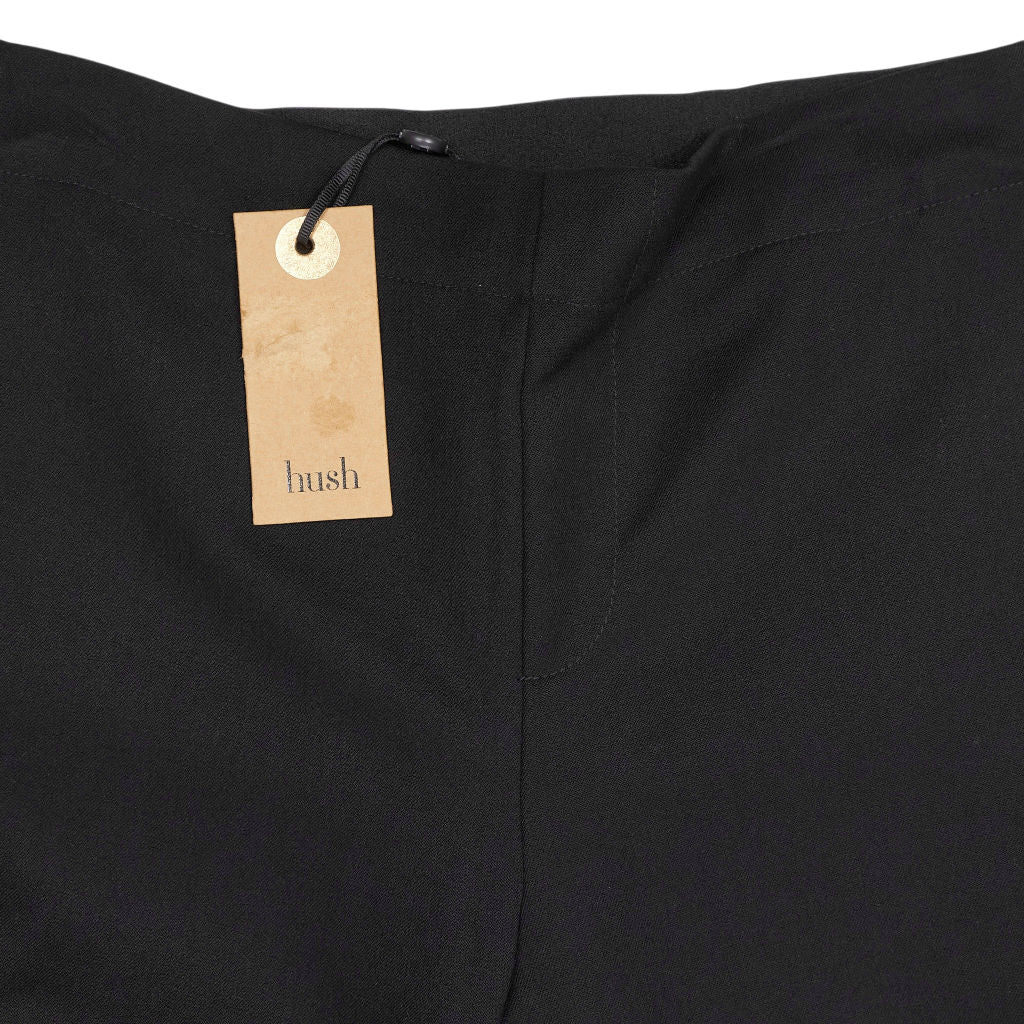 Hush Black Elastic Back Trousers