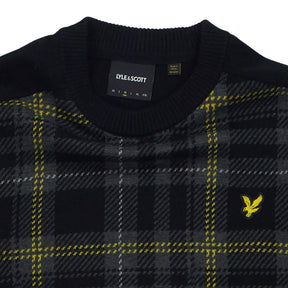 Lyle & Scott Black Check Jumper