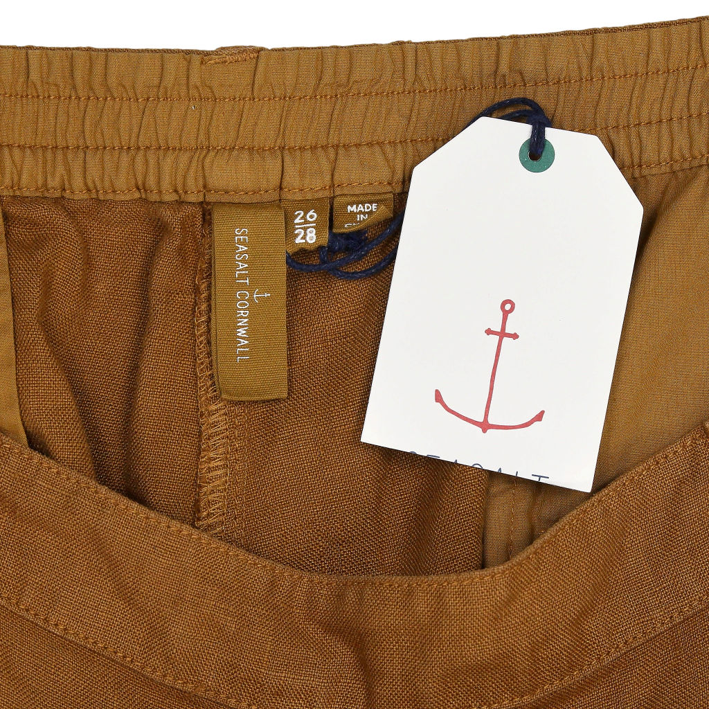 Seasalt Brown Relaxed Tapered Trousers
