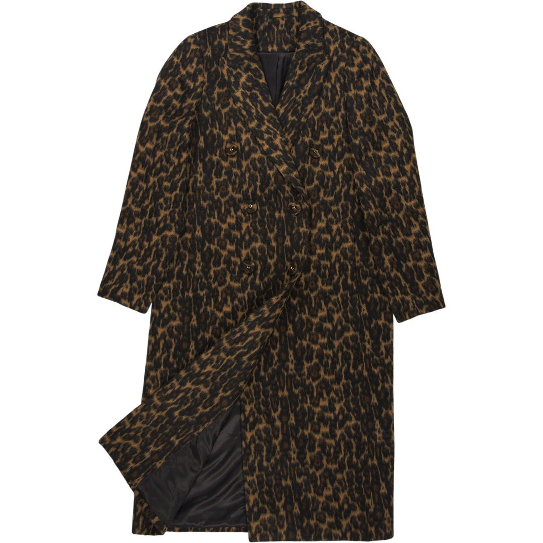 Wyse Leopard Print Long Coat