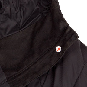 Billabong Black Quilted Jacket with Faux Fur Hood