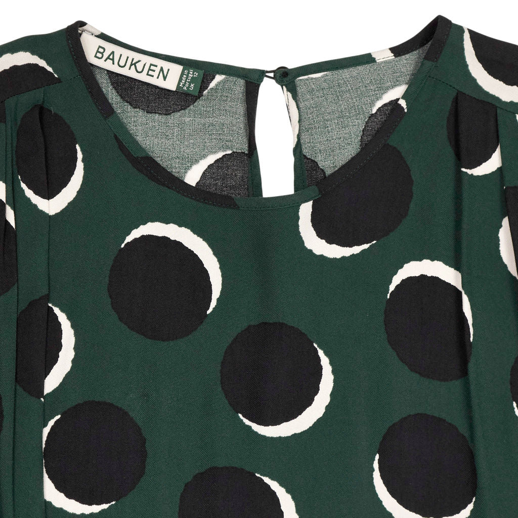 Baukjen Green Polka Dot Blouse