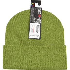 Pull & Bear Green Acrylic Knit Beanie