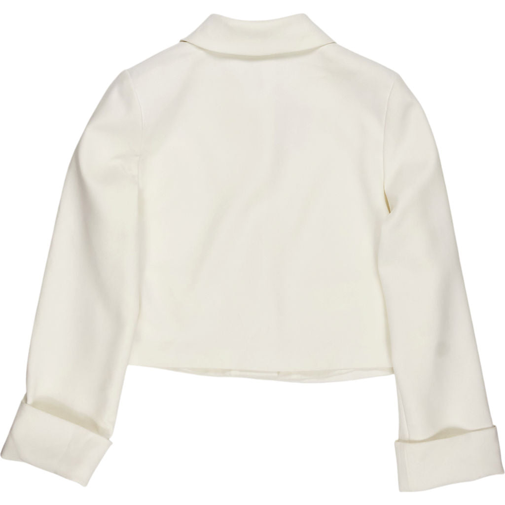River Island White Cropped Jacket