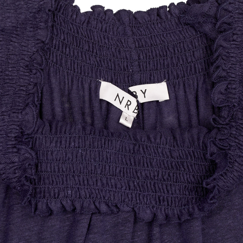 NRBY Navy Off Shoulder Top
