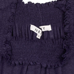 NRBY Navy Off Shoulder Top