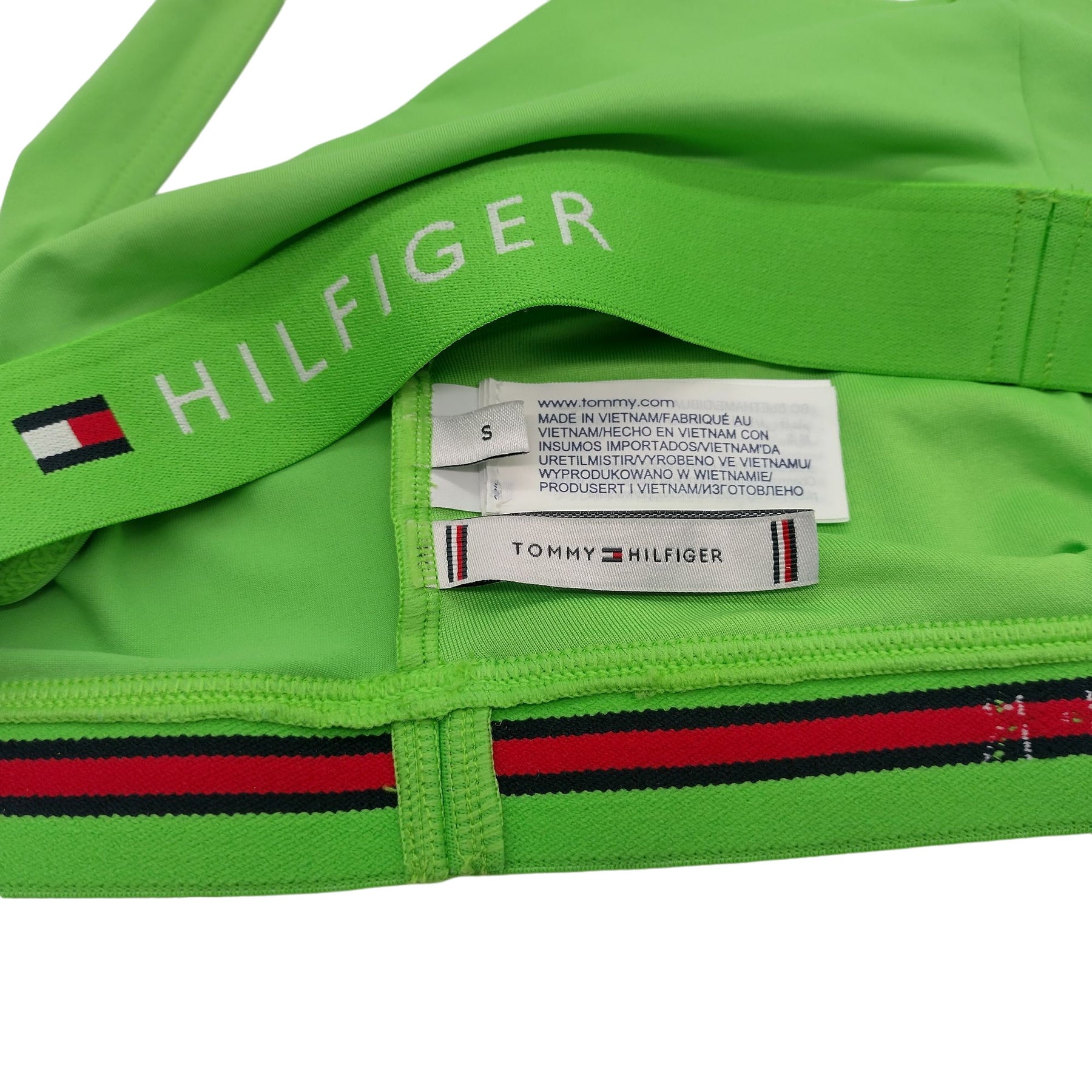 Tommy Hilfiger Green Sports Bra