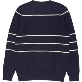 Lyle & Scott Navy Striped Jumper