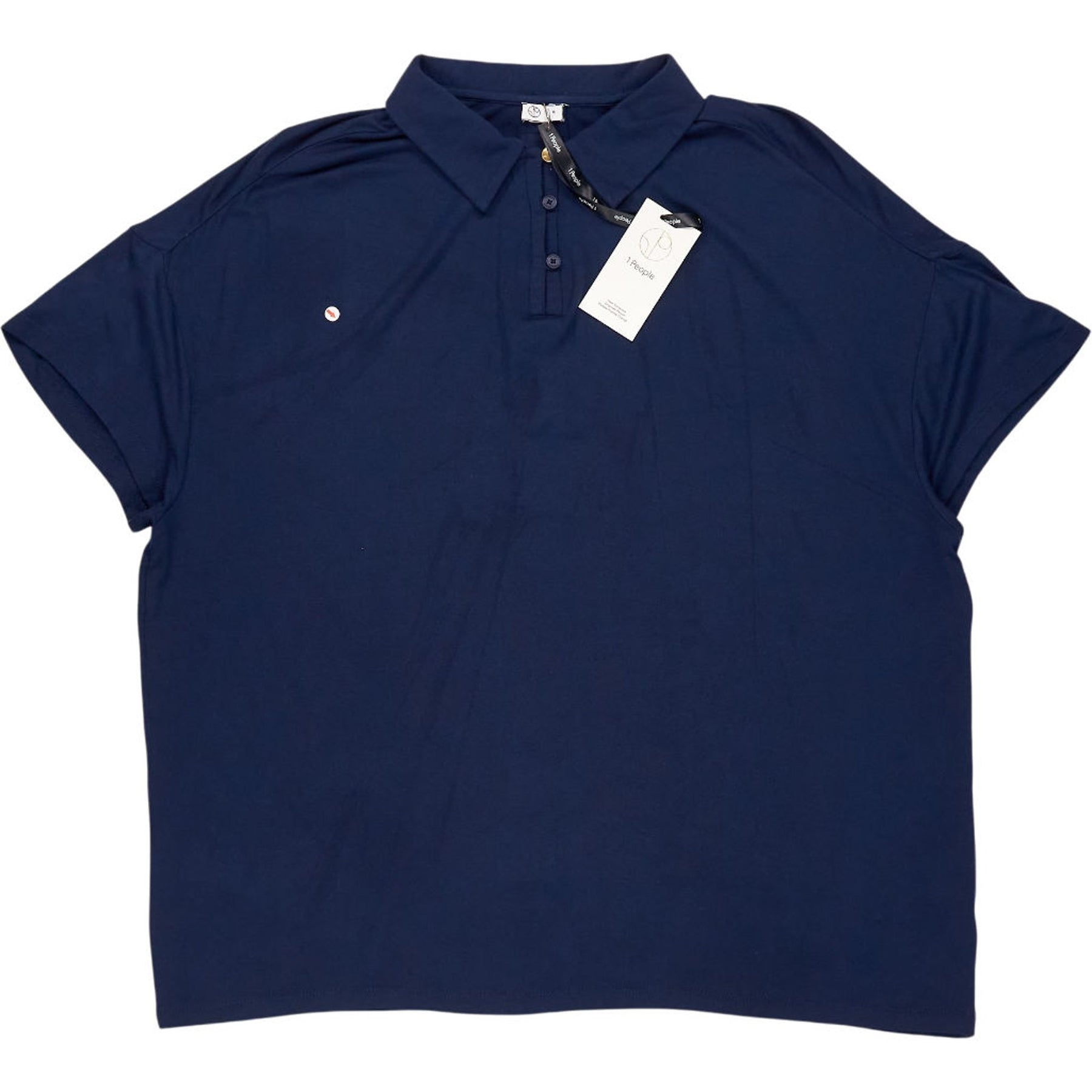 1 People Navy Polo Shirt