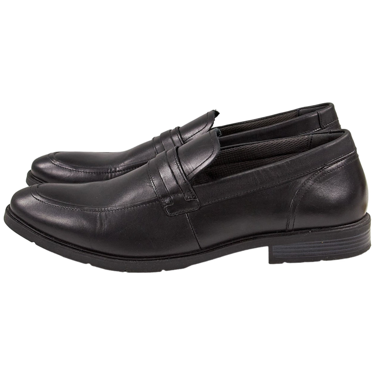 Hush Puppies Black Advice MT Slip On Shoes