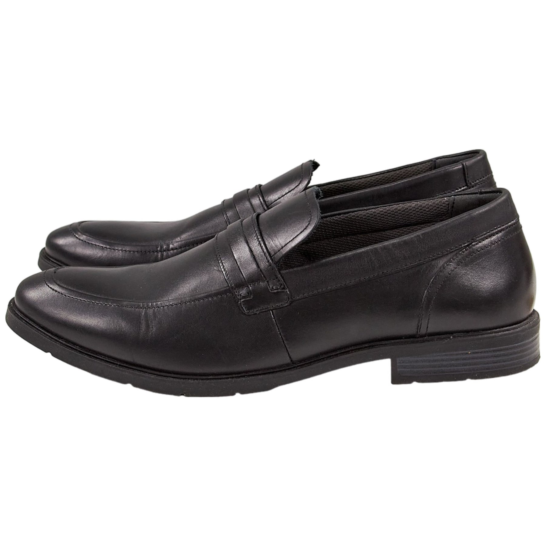 Hush Puppies Black Advice MT Slip On Shoes