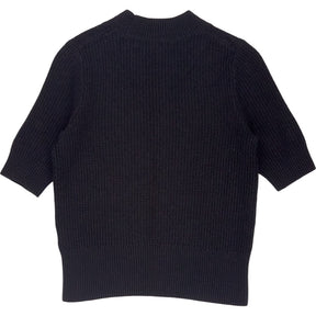 Winser London Black Merino Wool Top