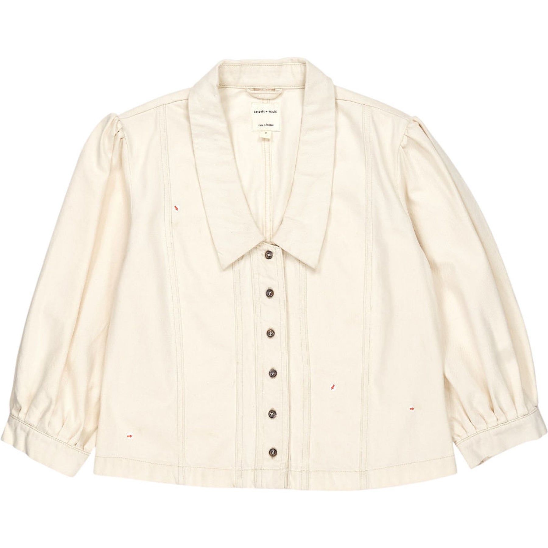 Seventy + Mochi Cream Button-Up Blouse