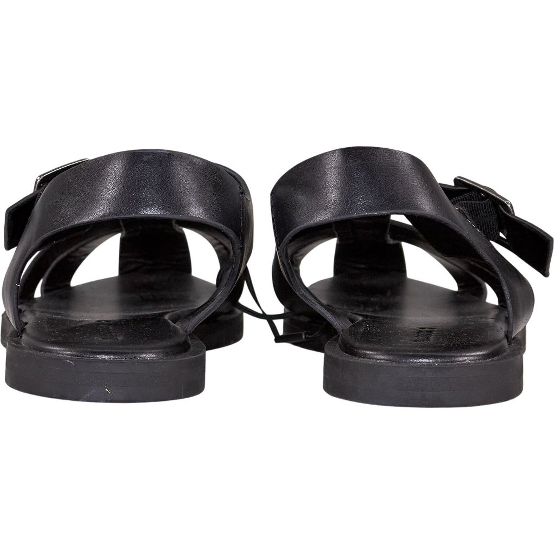 Pull&Bear Black Buckle Sandals