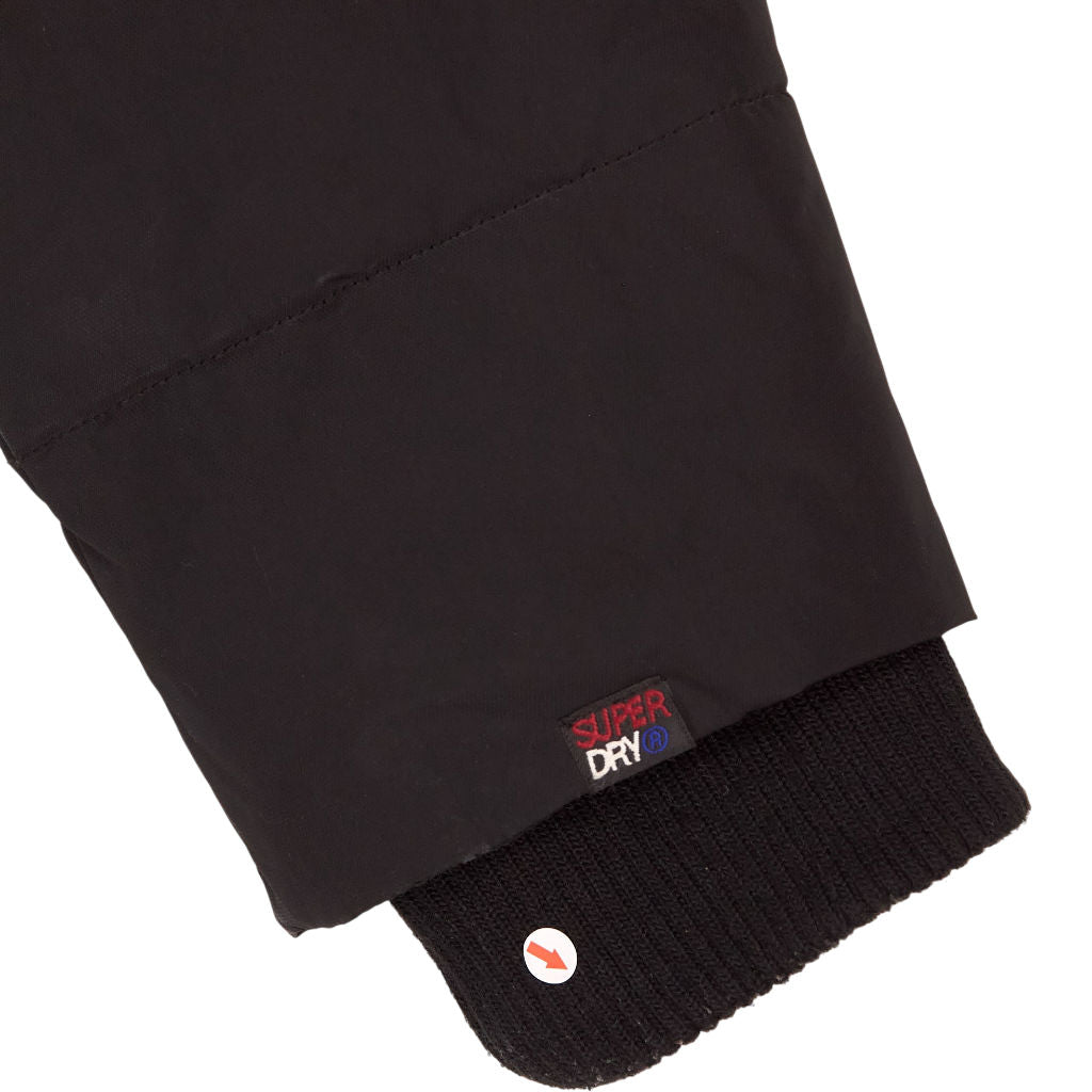 Superdry Black Blue Puffer Jacket