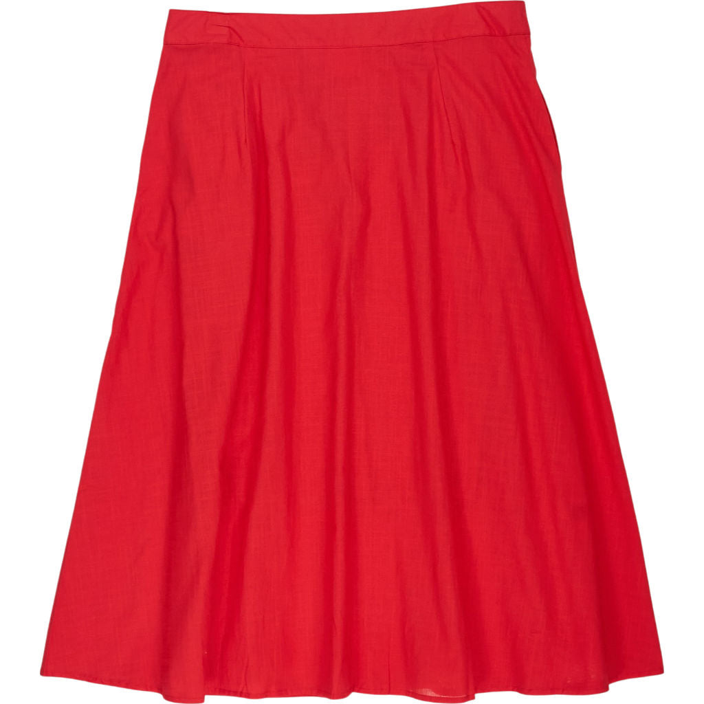 Joanie Red Cotton Haley Skirt