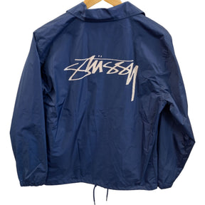 Stussy Blue Windbreaker Jacket S