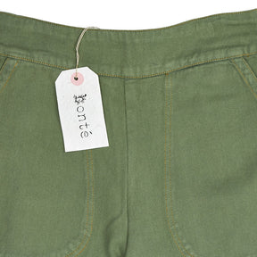 Bonté Fern Green Bijou Cotton Trousers