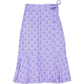 Omnes Purple Floral Midi Skirt