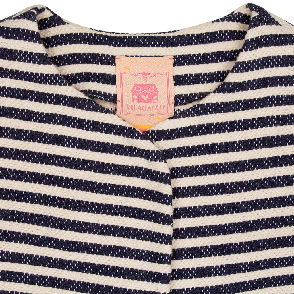 Vilagallo Blue Striped Jacket