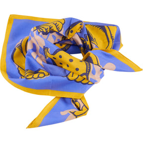 Anderson & Sheppard Blue Yellow Nautical Scarf