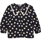 Baukjen Black Polka Dot Sosha Blouse