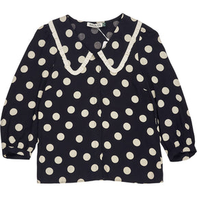Baukjen Black Polka Dot Sosha Blouse
