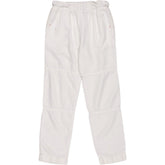 Bella Dahl White Elastic Waist Trousers