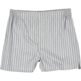 Hamilton + Hare Grey Striped Boxers