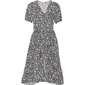 Baukjen Black Floral Midi Dress