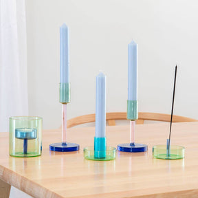 Duo Tone Glass Incense Holder - 2 designs