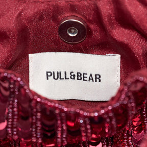 Pull&Bear Red Sequin Mini Bag