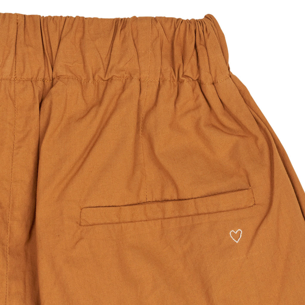 Aimé Orange Cotton Trousers