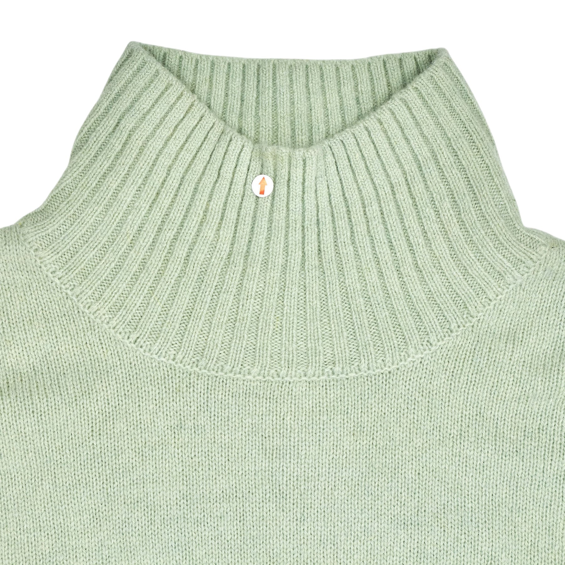 Omnes Mint Green Turtleneck Jumper