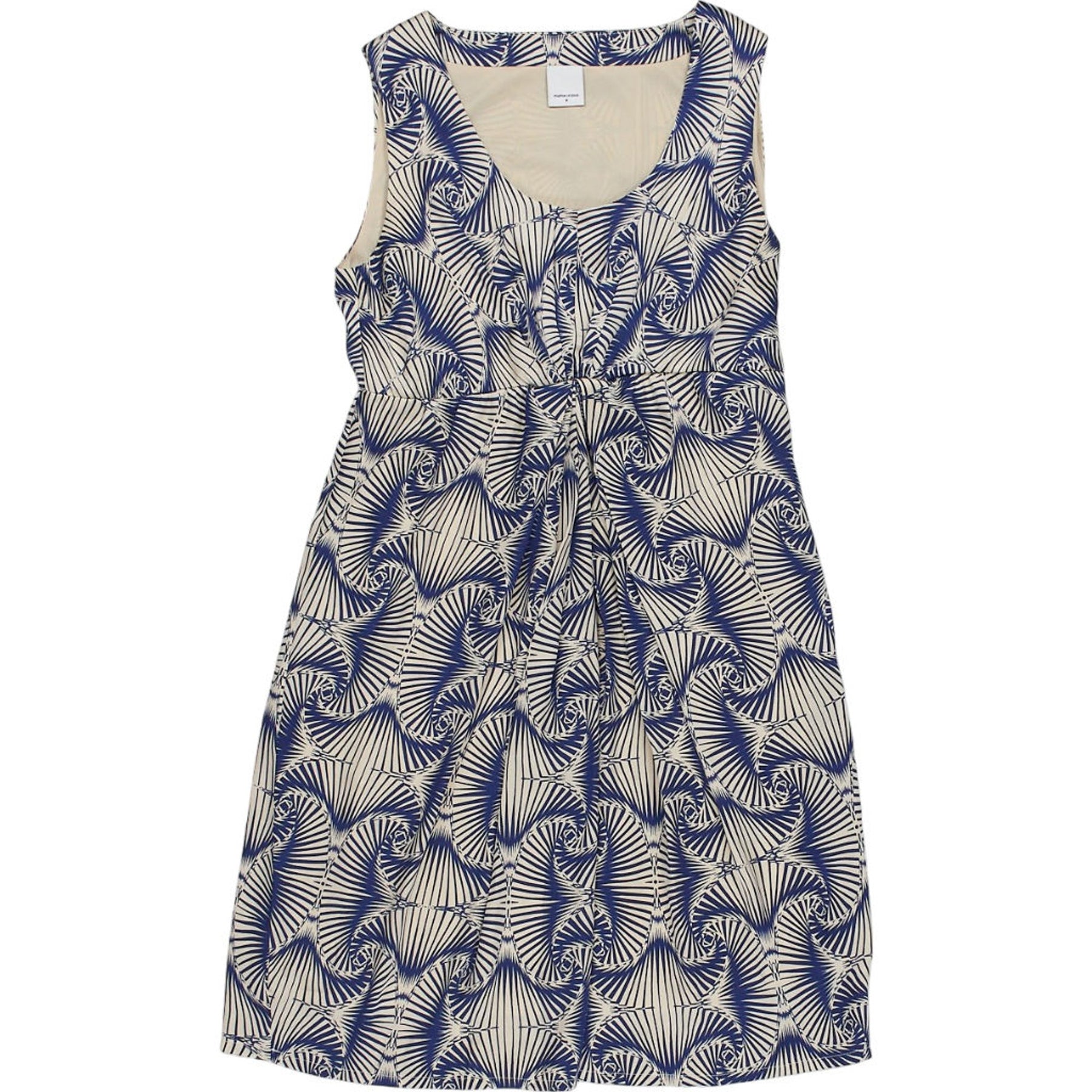 Mama Licious Blue Patterned Sleeveless Dress