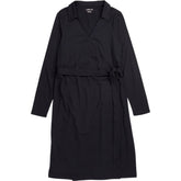 Lands' End Black Tencel Wrap Dress