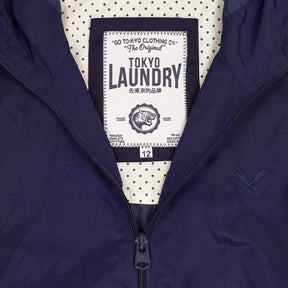 Tokyo Laundry Navy Hooded Jacket